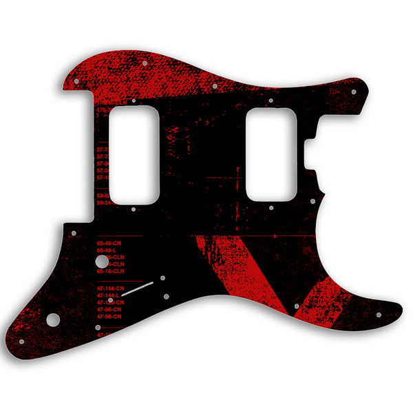 Charvel 2010-PRESENT MADE IN MEXICO PRO-MOD SO-CAL STYLE 1 HH FR Custom Pickguard Scratchplate ABSTRACT Design