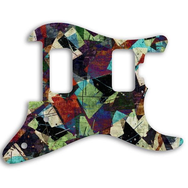 Charvel 2010-PRESENT MADE IN MEXICO PRO-MOD SO-CAL STYLE 1 HH FR Custom Pickguard Scratchplate GEOMETRIC Design