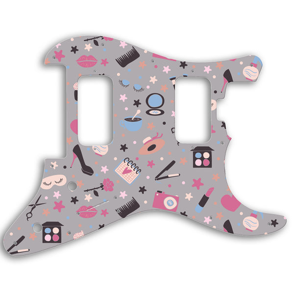 Charvel 2010-PRESENT MADE IN MEXICO PRO-MOD SO-CAL STYLE 1 HH FR Custom Pickguard Scratchplate GIRLY Design