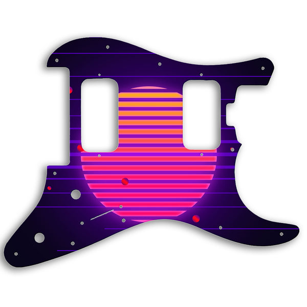 Charvel 2010-PRESENT MADE IN MEXICO PRO-MOD SO-CAL STYLE 1 HH FR Custom Pickguard Scratchplate TRON Design