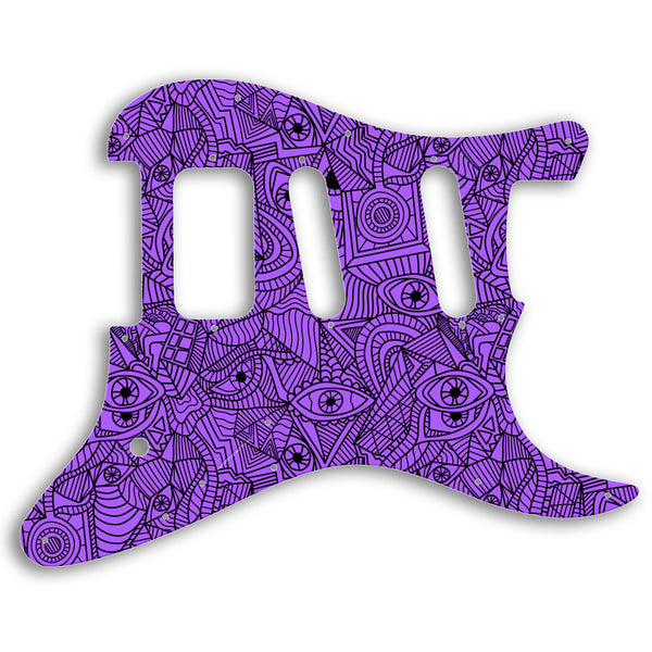 Charvel 2014-PRESENT SO-CAL JAKE E LEE USA SIGNATURE Custom Pickguard Scratchplate Abstract Design