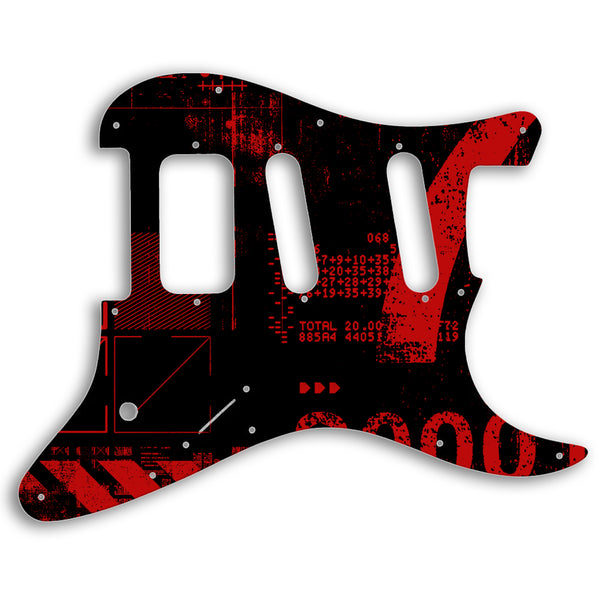 Charvel 2014-PRESENT SO-CAL JAKE E LEE USA SIGNATURE Custom Pickguard Scratchplate ABSTRACT Design