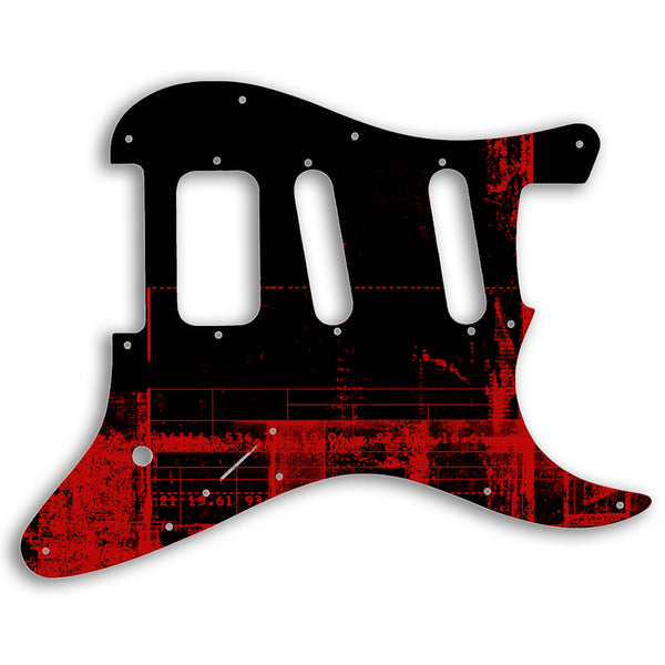 Charvel 2014-PRESENT SO-CAL JAKE E LEE USA SIGNATURE Custom Pickguard Scratchplate ABSTRACT Design