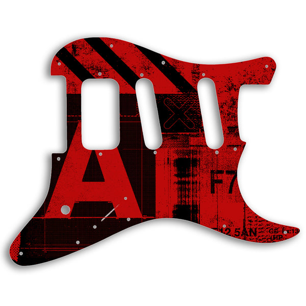 Charvel 2014-PRESENT SO-CAL JAKE E LEE USA SIGNATURE Custom Pickguard Scratchplate ABSTRACT Design