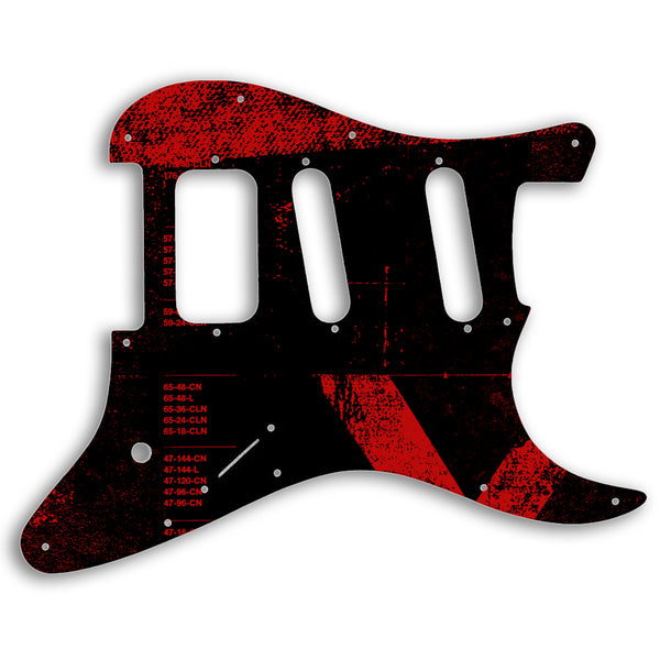 Charvel 2014-PRESENT SO-CAL JAKE E LEE USA SIGNATURE Custom Pickguard Scratchplate ABSTRACT Design