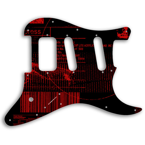 Charvel 2014-PRESENT SO-CAL JAKE E LEE USA SIGNATURE Custom Pickguard Scratchplate ABSTRACT Design