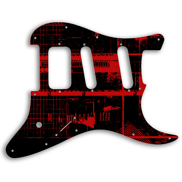 Charvel 2014-PRESENT SO-CAL JAKE E LEE USA SIGNATURE Custom Pickguard Scratchplate ABSTRACT Design