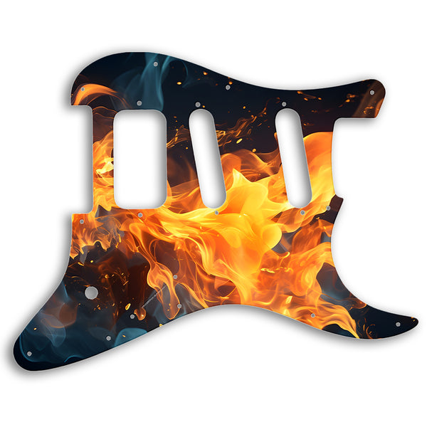 Charvel 2014-PRESENT SO-CAL JAKE E LEE USA SIGNATURE Custom Pickguard Scratchplate Fire Design