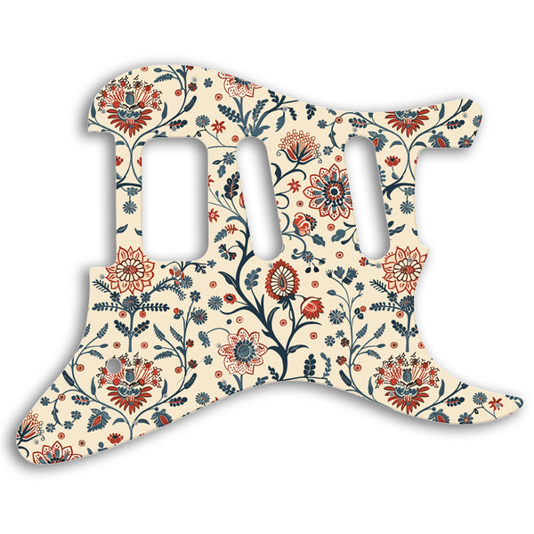 Charvel 2014-PRESENT SO-CAL JAKE E LEE USA SIGNATURE Custom Pickguard Scratchplate INDIAN_FLORAL Design