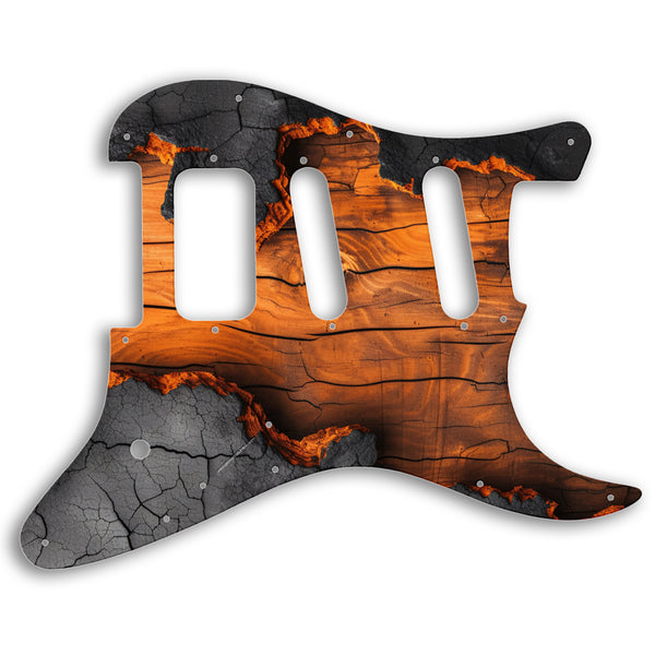 Charvel 2014-PRESENT SO-CAL JAKE E LEE USA SIGNATURE Custom Pickguard Scratchplate Wood Design