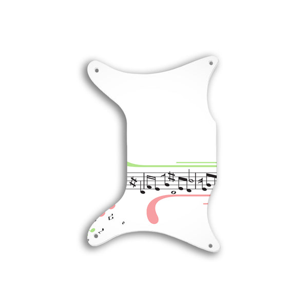 Epiphone CORONET Custom Pickguard Scratchplate Music Design