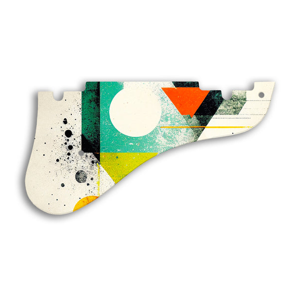 Epiphone EMPEROR SWINGSTER Custom Pickguard Scratchplate ABSTRACT Design