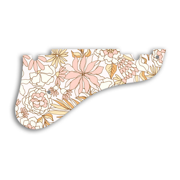 Epiphone EMPEROR SWINGSTER Custom Pickguard Scratchplate FLOWERS Design