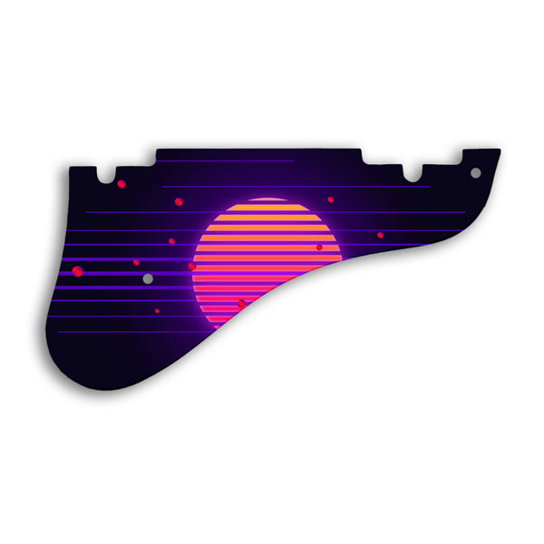 Epiphone EMPEROR SWINGSTER Custom Pickguard Scratchplate TRON Design