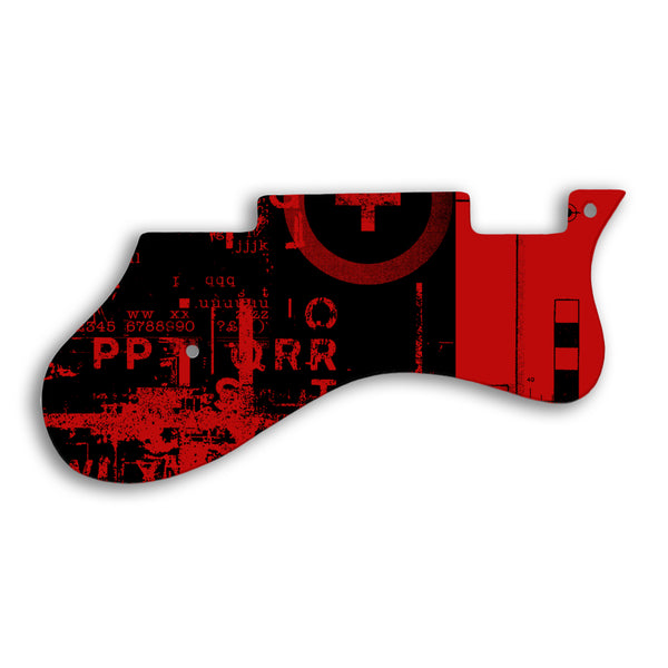 Epiphone Riviera Custom Pickguard Scratchplate ABSTRACT Design