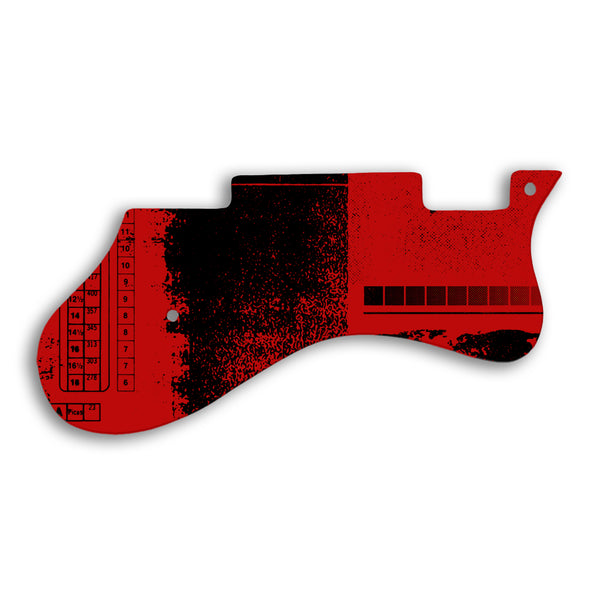 Epiphone Riviera Custom Pickguard Scratchplate ABSTRACT Design