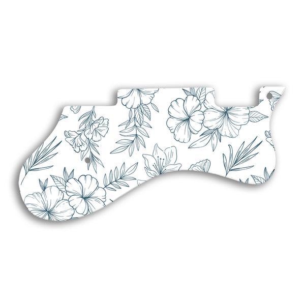 Epiphone Riviera Custom Pickguard Scratchplate Floral Design