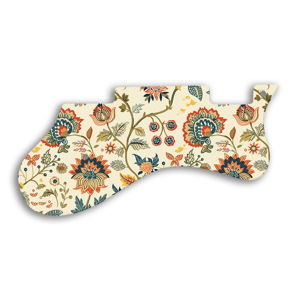 Epiphone Riviera Custom Pickguard Scratchplate INDIAN_FLORAL Design