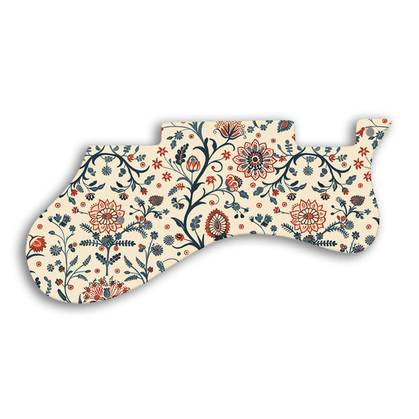 Epiphone Riviera Custom Pickguard Scratchplate INDIAN_FLORAL Design