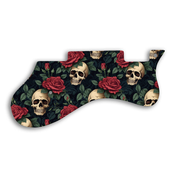 Epiphone Riviera Custom Pickguard Scratchplate SKULL Design