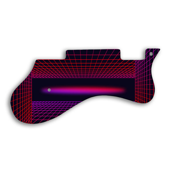 Epiphone Riviera Custom Pickguard Scratchplate TRON Design