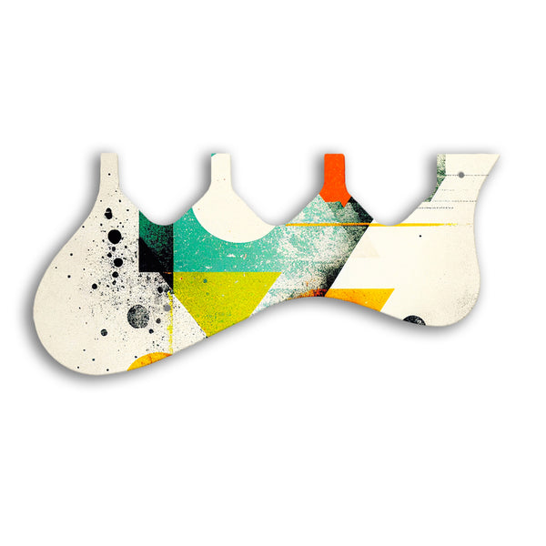 Epiphone RIVIERA CUSTOM P93 Custom Pickguard Scratchplate ABSTRACT Design