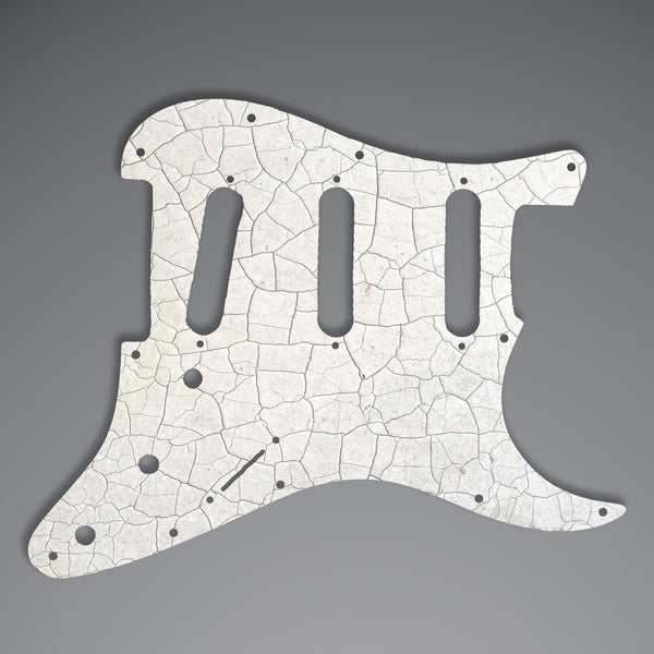 Fender Fender Stratocaster SSS pickguard 3 Ply(W/B/W) for USA/Mexican Custom Pickguard Scratchplate CRACKED Design