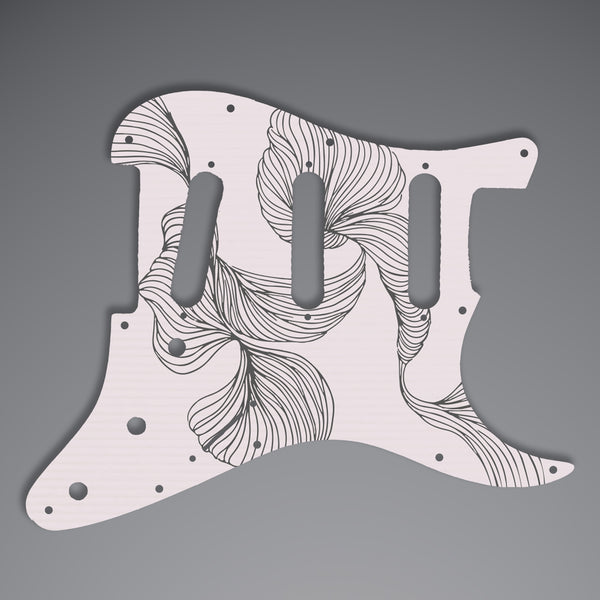 Fender Fender Stratocaster SSS pickguard 3 Ply(W/B/W) for USA/Mexican Custom Pickguard Scratchplate Line Design