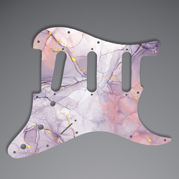 Fender Fender Stratocaster SSS pickguard 3 Ply(W/B/W) for USA/Mexican Custom Pickguard Scratchplate Marble Design