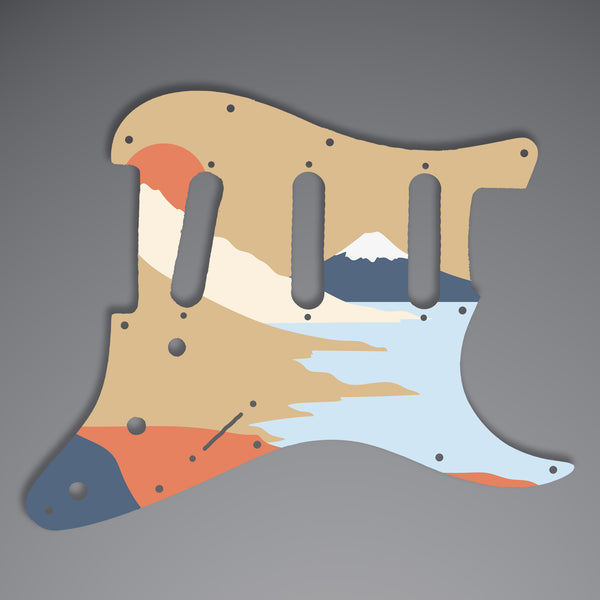 Fender Fender Stratocaster SSS pickguard 3 Ply(W/B/W) for USA/Mexican Custom Pickguard Scratchplate MINIMAL Design