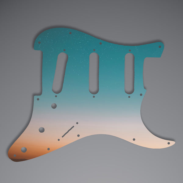 Fender Fender Stratocaster SSS pickguard 3 Ply(W/B/W) for USA/Mexican Custom Pickguard Scratchplate NIGHT Design