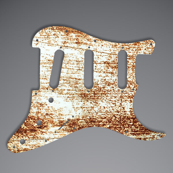 Fender Fender Stratocaster SSS pickguard 3 Ply(W/B/W) for USA/Mexican Custom Pickguard Scratchplate Rust Design