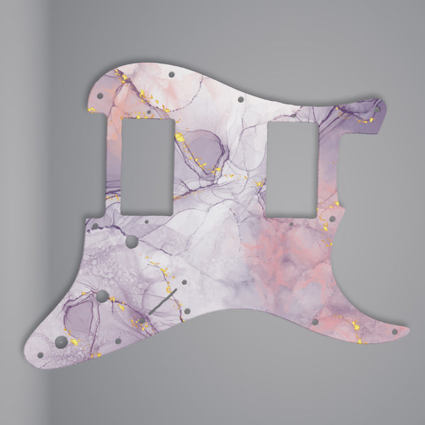 Fender Fender Stratocaster Pickguard HH 3 Ply (W/B/W) 11 mounting hole Custom Pickguard Scratchplate Marble Design