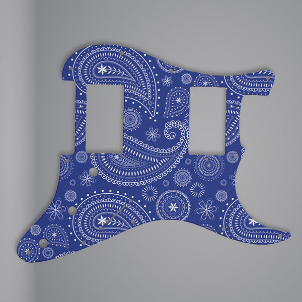 Fender Fender Stratocaster Pickguard HH 3 Ply (W/B/W) 11 mounting hole Custom Pickguard Scratchplate Paisley Design