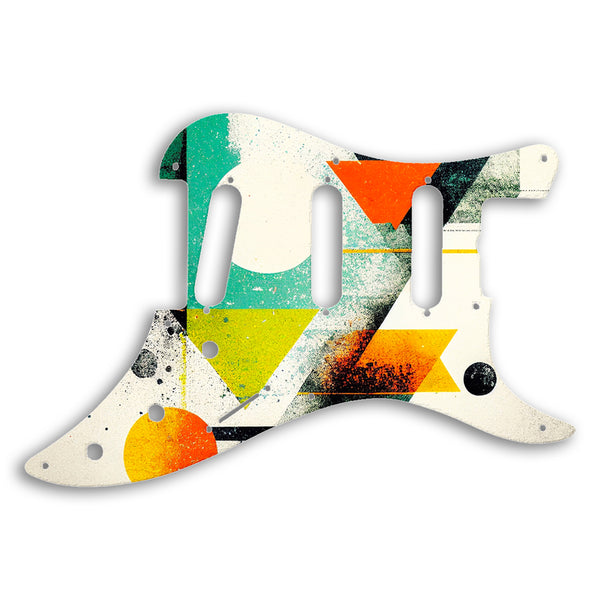 Fender 1983 Bullet Deluxe S3 Custom Pickguard Scratchplate ABSTRACT Design