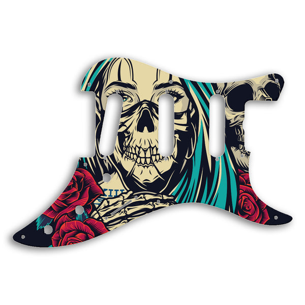 Fender 1983 Bullet Deluxe S3 Custom Pickguard Scratchplate Skull Design