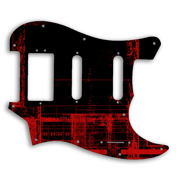 Fender 2019 Alternate Reality Sixty-Six Custom Pickguard Scratchplate ABSTRACT Design