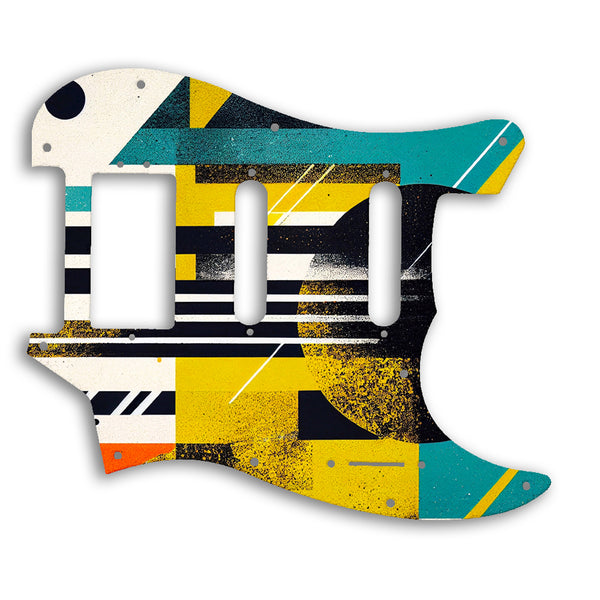 Fender 2019 Alternate Reality Sixty-Six Custom Pickguard Scratchplate ABSTRACT Design