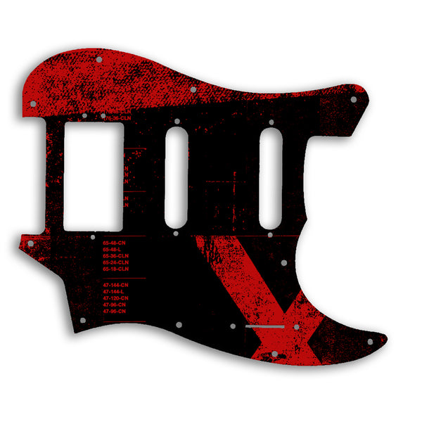 Fender 2019 Alternate Reality Sixty-Six Custom Pickguard Scratchplate ABSTRACT Design