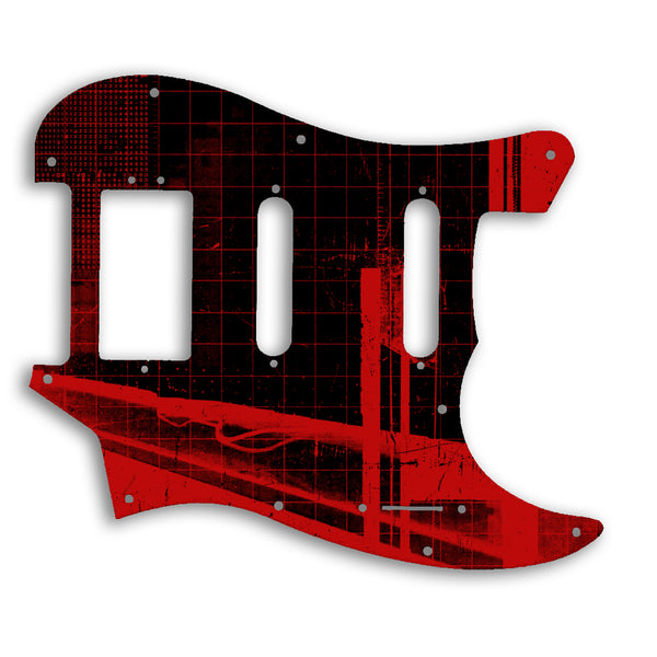 Fender 2019 Alternate Reality Sixty-Six Custom Pickguard Scratchplate ABSTRACT Design