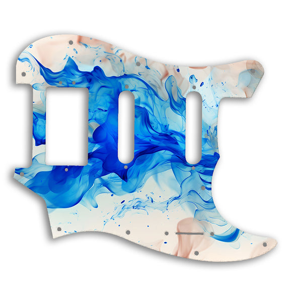 Fender 2019 Alternate Reality Sixty-Six Custom Pickguard Scratchplate Fire Design