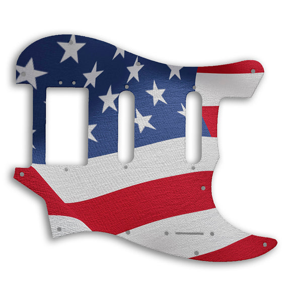 Fender 2019 Alternate Reality Sixty-Six Custom Pickguard Scratchplate Flag Design