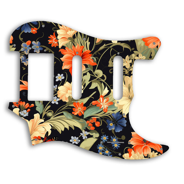 Fender 2019 Alternate Reality Sixty-Six Custom Pickguard Scratchplate Floral Design