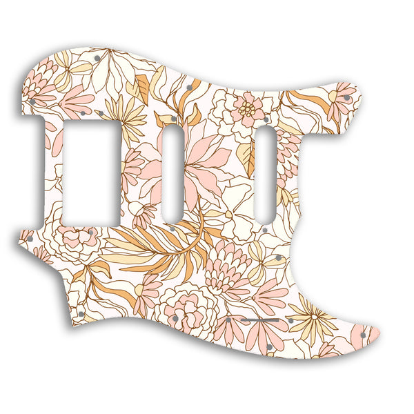 Fender 2019 Alternate Reality Sixty-Six Custom Pickguard Scratchplate FLOWERS Design