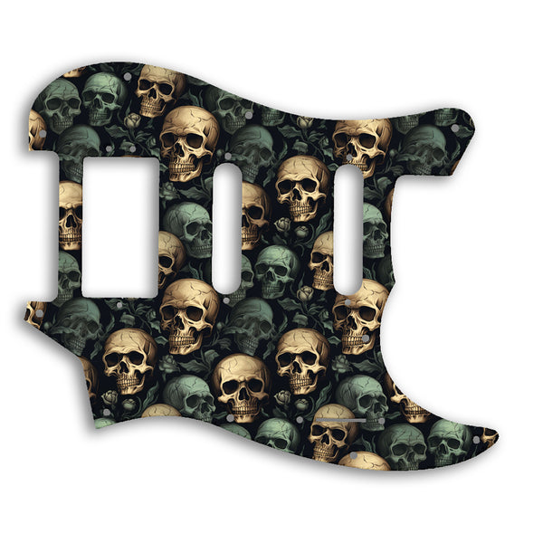 Fender 2019 Alternate Reality Sixty-Six Custom Pickguard Scratchplate SKULL Design