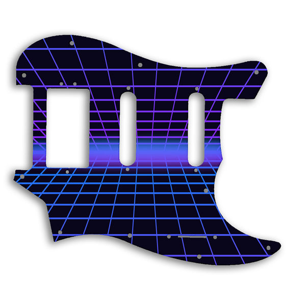 Fender 2019 Alternate Reality Sixty-Six Custom Pickguard Scratchplate TRON Design