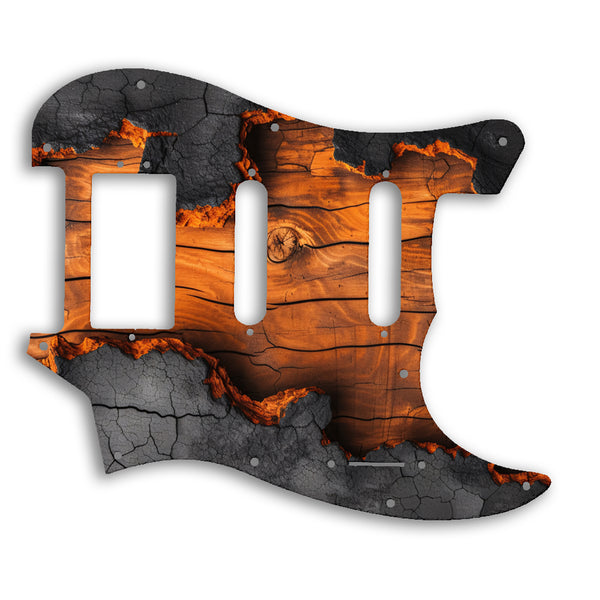 Fender 2019 Alternate Reality Sixty-Six Custom Pickguard Scratchplate Wood Design