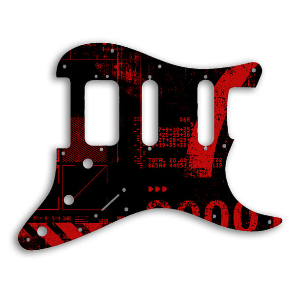 Fender 2019 American Ultra Stratocaster Custom Pickguard Scratchplate ABSTRACT Design