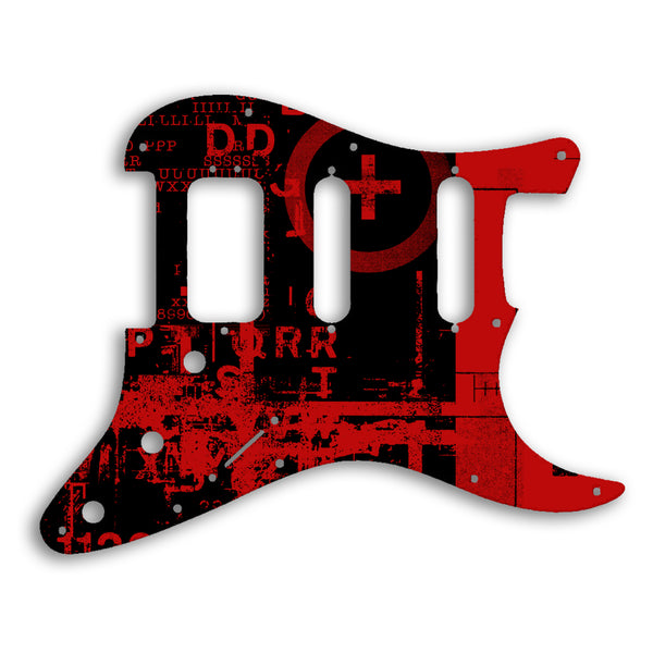 Fender 2019 American Ultra Stratocaster Custom Pickguard Scratchplate ABSTRACT Design