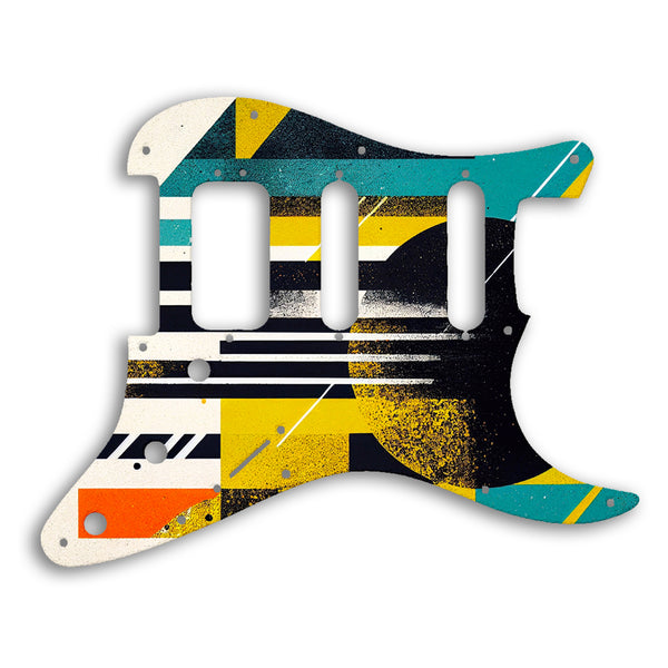 Fender 2019 American Ultra Stratocaster Custom Pickguard Scratchplate ABSTRACT Design